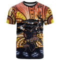 Australia Mother's Day Personalised T Shirt Kangaroo With Aboriginal Tree Art
