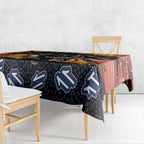 Australia Mother's Day Personalised Tablecloth Kangaroo With Aboriginal Tree Art
