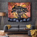 Australia Mother's Day Personalised Tapestry Kangaroo With Aboriginal Tree Art