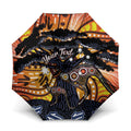 Australia Mother's Day Personalised Umbrella Kangaroo With Aboriginal Tree Art