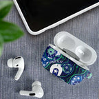 Personalised Torres Strait Islander Flag Day AirPods Case Aboriginal Sea Turtle And Dhari