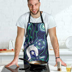 Personalised Torres Strait Islander Flag Day Apron Aboriginal Sea Turtle And Dhari