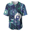 Personalised Torres Strait Islander Flag Day Baseball Jersey Aboriginal Sea Turtle And Dhari