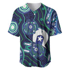 Personalised Torres Strait Islander Flag Day Baseball Jersey Aboriginal Sea Turtle And Dhari