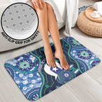 Personalised Torres Strait Islander Flag Day Bathroom Set Aboriginal Sea Turtle And Dhari