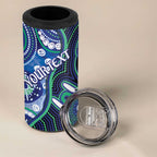 Personalised Torres Strait Islander Flag Day 4 in 1 Can Cooler Tumbler Aboriginal Sea Turtle And Dhari
