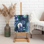 Personalised Torres Strait Islander Flag Day Canvas Wall Art Aboriginal Sea Turtle And Dhari
