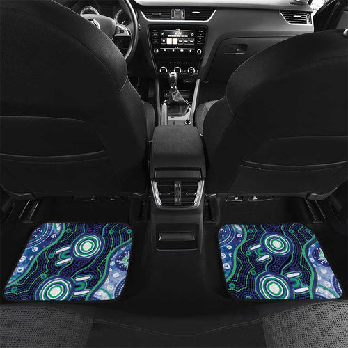 Personalised Torres Strait Islander Flag Day Car Mats Aboriginal Sea Turtle And Dhari