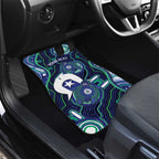 Personalised Torres Strait Islander Flag Day Car Mats Aboriginal Sea Turtle And Dhari
