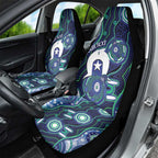 Personalised Torres Strait Islander Flag Day Car Seat Cover Aboriginal Sea Turtle And Dhari