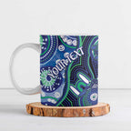 Personalised Torres Strait Islander Flag Day Ceramic Mug Aboriginal Sea Turtle And Dhari