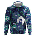 Personalised Torres Strait Islander Flag Day Hoodie Aboriginal Sea Turtle And Dhari