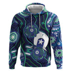 Personalised Torres Strait Islander Flag Day Hoodie Aboriginal Sea Turtle And Dhari