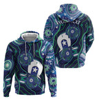Personalised Torres Strait Islander Flag Day Hoodie Aboriginal Sea Turtle And Dhari