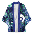 Personalised Torres Strait Islander Flag Day Kimono Aboriginal Sea Turtle And Dhari