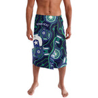 Personalised Torres Strait Islander Flag Day Lavalava Aboriginal Sea Turtle And Dhari