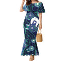 Personalised Torres Strait Islander Flag Day Mermaid Dress Aboriginal Sea Turtle And Dhari