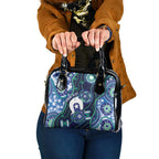 Personalised Torres Strait Islander Flag Day Shoulder Handbag Aboriginal Sea Turtle And Dhari