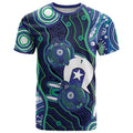 Personalised Torres Strait Islander Flag Day T Shirt Aboriginal Sea Turtle And Dhari