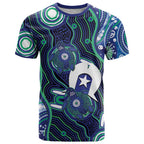 Personalised Torres Strait Islander Flag Day T Shirt Aboriginal Sea Turtle And Dhari