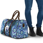 Personalised Torres Strait Islander Flag Day Travel Bag Aboriginal Sea Turtle And Dhari