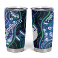 Personalised Torres Strait Islander Flag Day Tumbler Cup Aboriginal Sea Turtle And Dhari