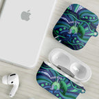 Personalised Torres Strait Islander Flag Day AirPods Case Dhari Australia Dugong Turtle Aboriginal Art