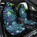 Personalised Torres Strait Islander Flag Day Car Seat Cover Dhari Australia Dugong Turtle Aboriginal Art