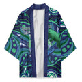 Personalised Torres Strait Islander Flag Day Kimono Dhari Australia Dugong Turtle Aboriginal Art