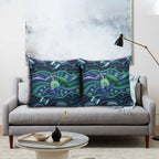 Personalised Torres Strait Islander Flag Day Pillow Cover Dhari Australia Dugong Turtle Aboriginal Art