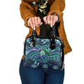 Personalised Torres Strait Islander Flag Day Shoulder Handbag Dhari Australia Dugong Turtle Aboriginal Art