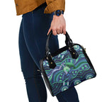 Personalised Torres Strait Islander Flag Day Shoulder Handbag Dhari Australia Dugong Turtle Aboriginal Art