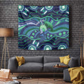 Personalised Torres Strait Islander Flag Day Tapestry Dhari Australia Dugong Turtle Aboriginal Art