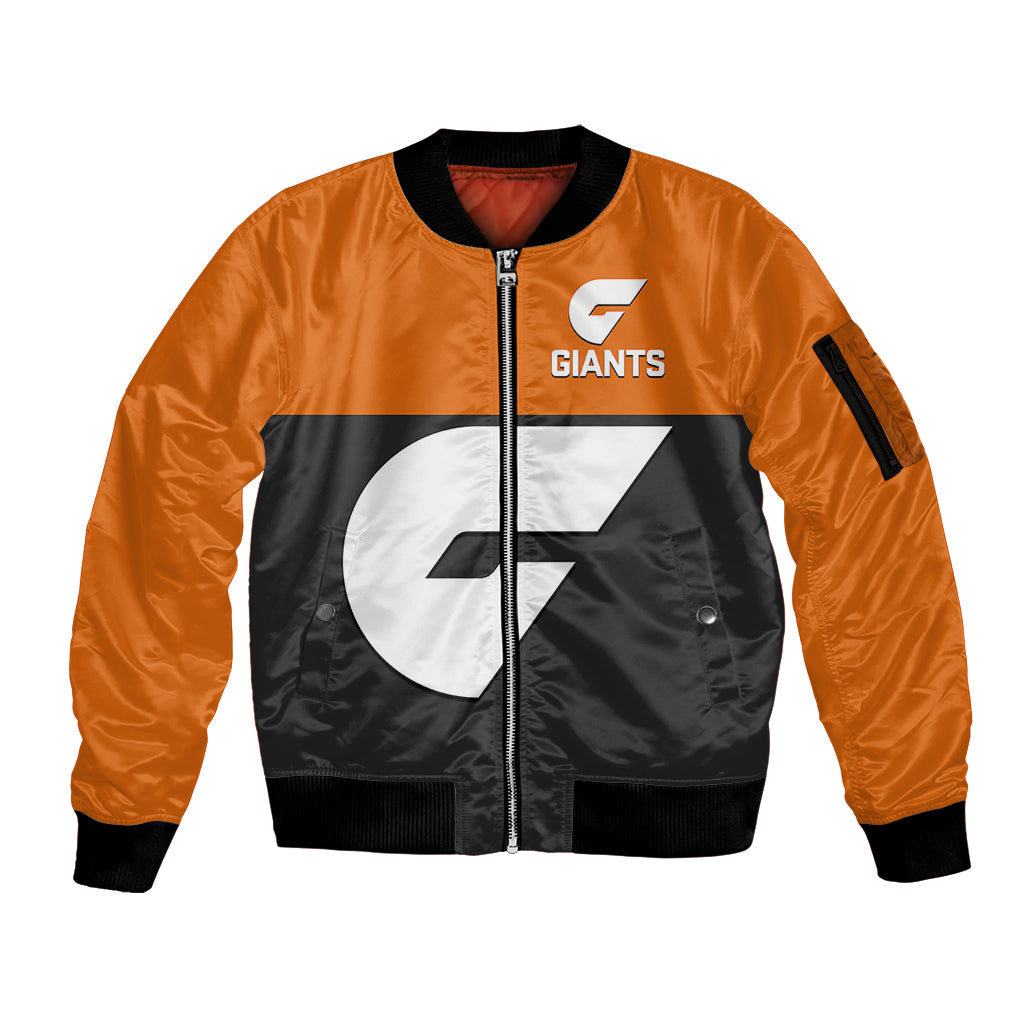 personalised-gws-giants-football-2023-sleeve-zip-bomber-jacket-sporty-style