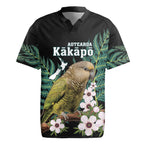 Personalised New Zealand Kakapo Rugby Jersey Aotearoa Fern With Manuka