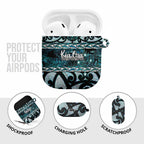Kia Ora New Zealand AirPods Case Aotearoa Proud Maori Paua Shell Silver Fern - Aussie Hoodie