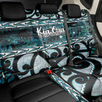 Kia Ora New Zealand Back Car Seat Cover Aotearoa Proud Maori Paua Shell Silver Fern - Aussie Hoodie