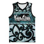 Kia Ora New Zealand Basketball Jersey Aotearoa Proud Maori Paua Shell Silver Fern - Aussie Hoodie