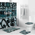 Kia Ora New Zealand Bathroom Set Aotearoa Proud Maori Paua Shell Silver Fern - Aussie Hoodie