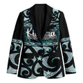 Kia Ora New Zealand Blazer Aotearoa Proud Maori Paua Shell Silver Fern - Aussie Hoodie