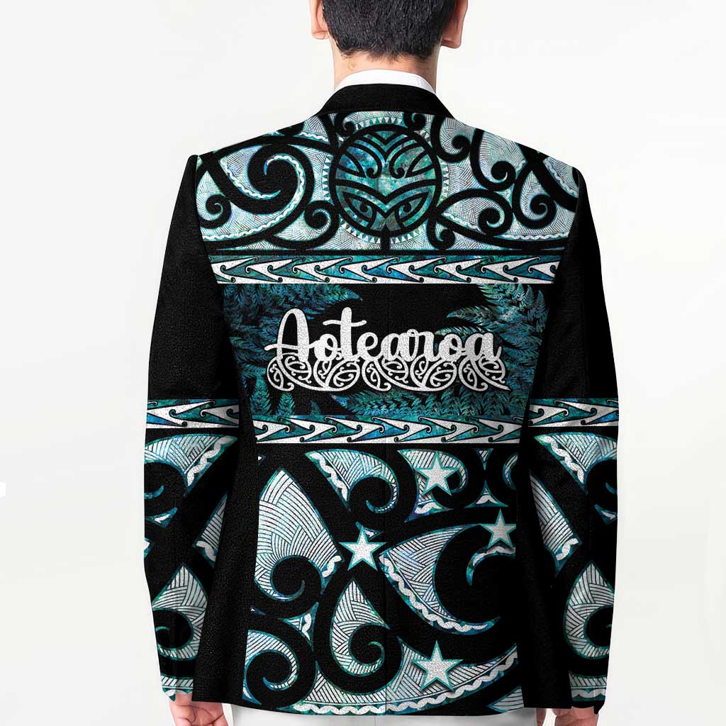 Kia Ora New Zealand Blazer Aotearoa Proud Maori Paua Shell Silver Fern - Aussie Hoodie
