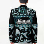 Kia Ora New Zealand Blazer Aotearoa Proud Maori Paua Shell Silver Fern - Aussie Hoodie