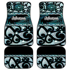 Kia Ora New Zealand Car Mats Aotearoa Proud Maori Paua Shell Silver Fern - Aussie Hoodie