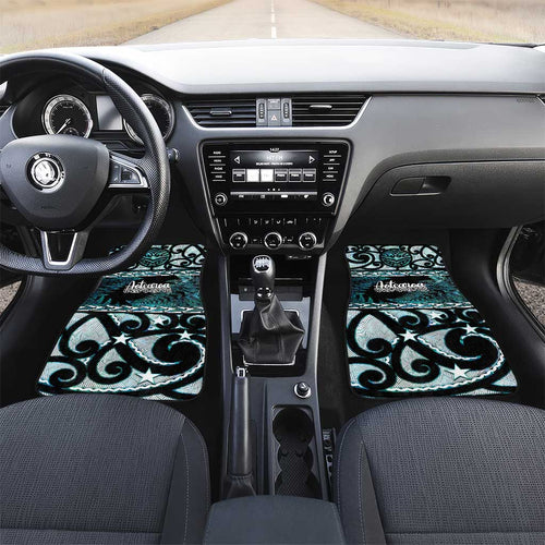 Kia Ora New Zealand Car Mats Aotearoa Proud Maori Paua Shell Silver Fern - Aussie Hoodie