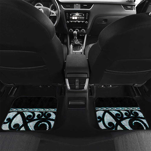 Kia Ora New Zealand Car Mats Aotearoa Proud Maori Paua Shell Silver Fern - Aussie Hoodie