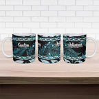Kia Ora New Zealand Ceramic Mug Aotearoa Proud Maori Paua Shell Silver Fern - Aussie Hoodie
