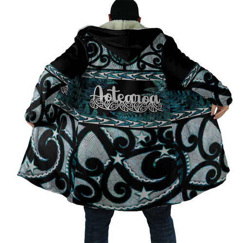 Kia Ora New Zealand Cloak Aotearoa Proud Maori Paua Shell Silver Fern - Aussie Hoodie