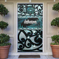 Kia Ora New Zealand Door Cover Aotearoa Proud Maori Paua Shell Silver Fern - Aussie Hoodie