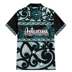 Kia Ora New Zealand Family Matching Mermaid Dress and Hawaiian Shirt Aotearoa Proud Maori Paua Shell Silver Fern - Aussie Hoodie