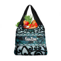 Kia Ora New Zealand Grocery Bag Aotearoa Proud Maori Paua Shell Silver Fern - Aussie Hoodie